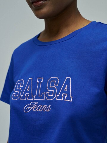 Salsa Jeans T-shirts in Blau
