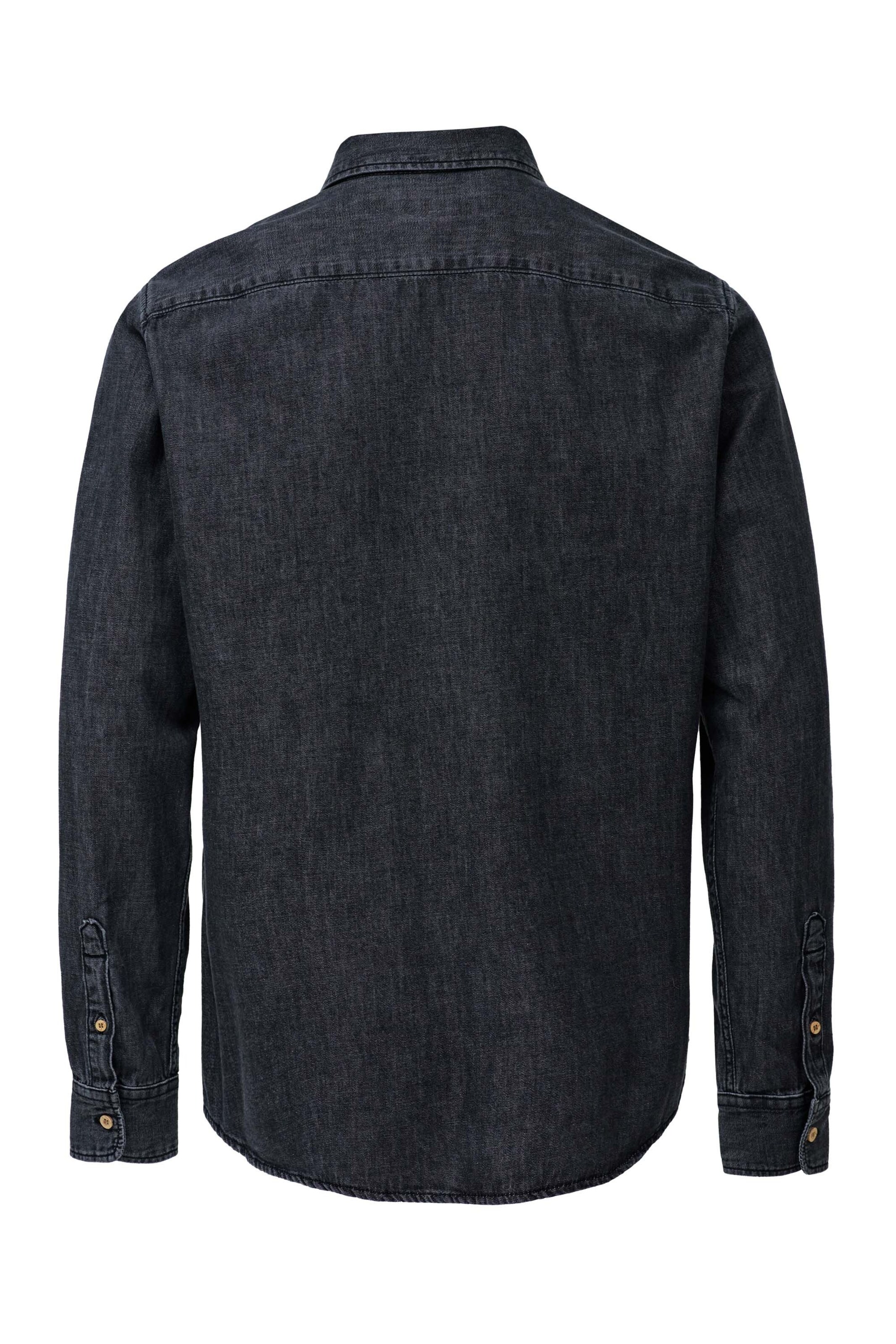 Salsa Jeans Regular fit Button Up Shirt in Black