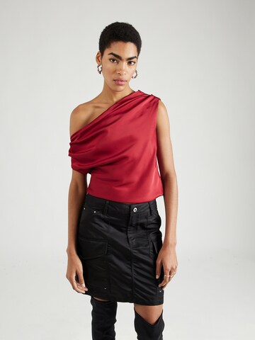 Abercrombie & Fitch Blouse in Rood: voorkant