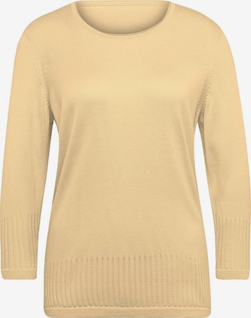 Pull-over Goldner en jaune : devant