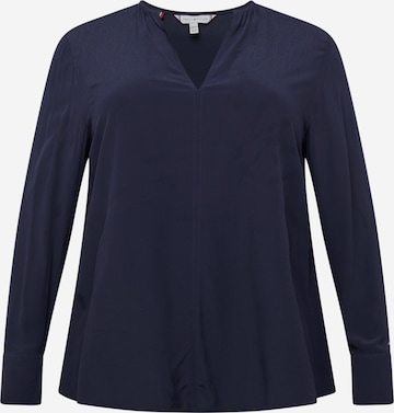 Tommy Hilfiger Curve Bluse in Blau: predná strana