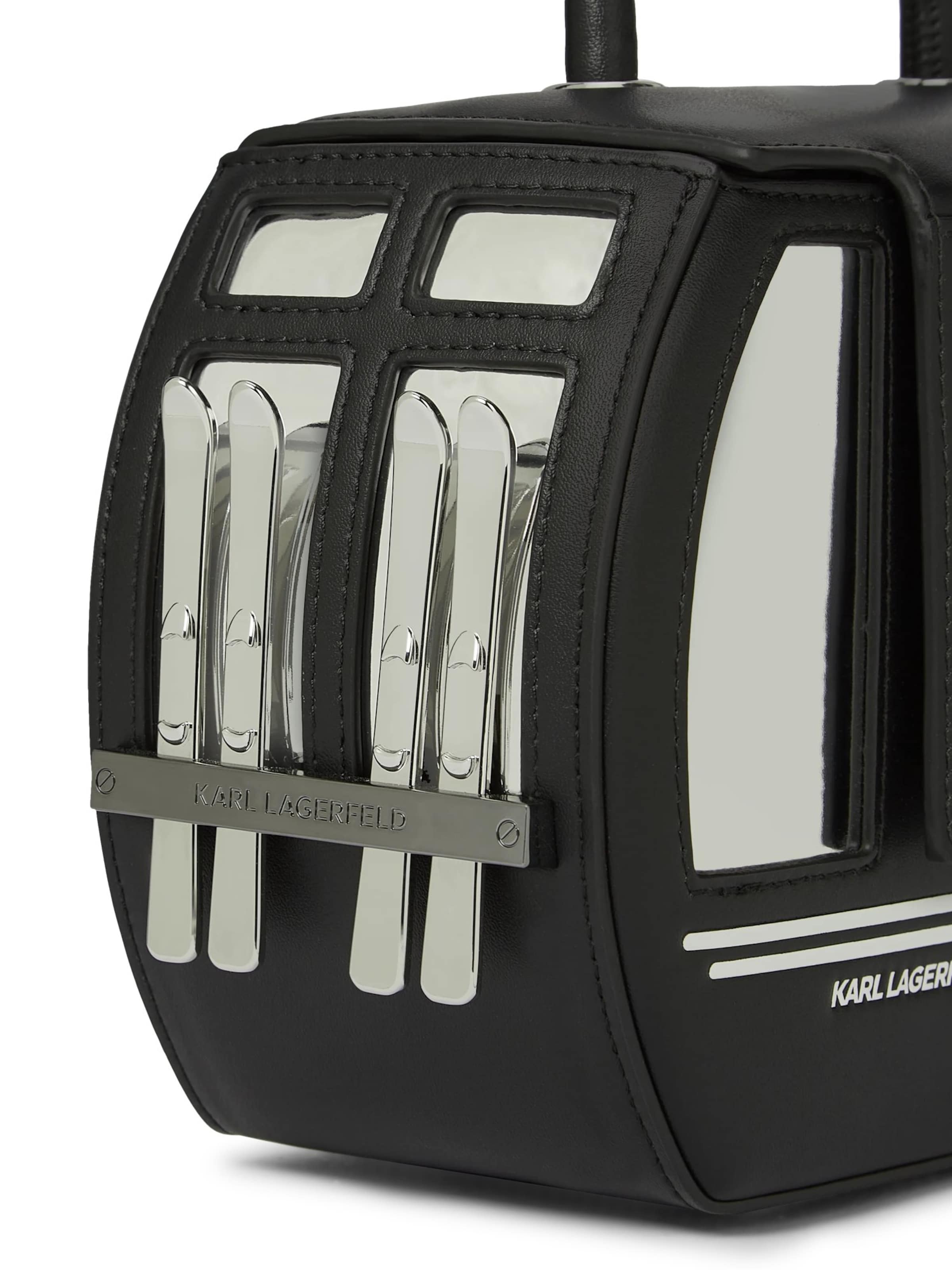 Karl Lagerfeld - Bolso de mano 'Ikon' en negro