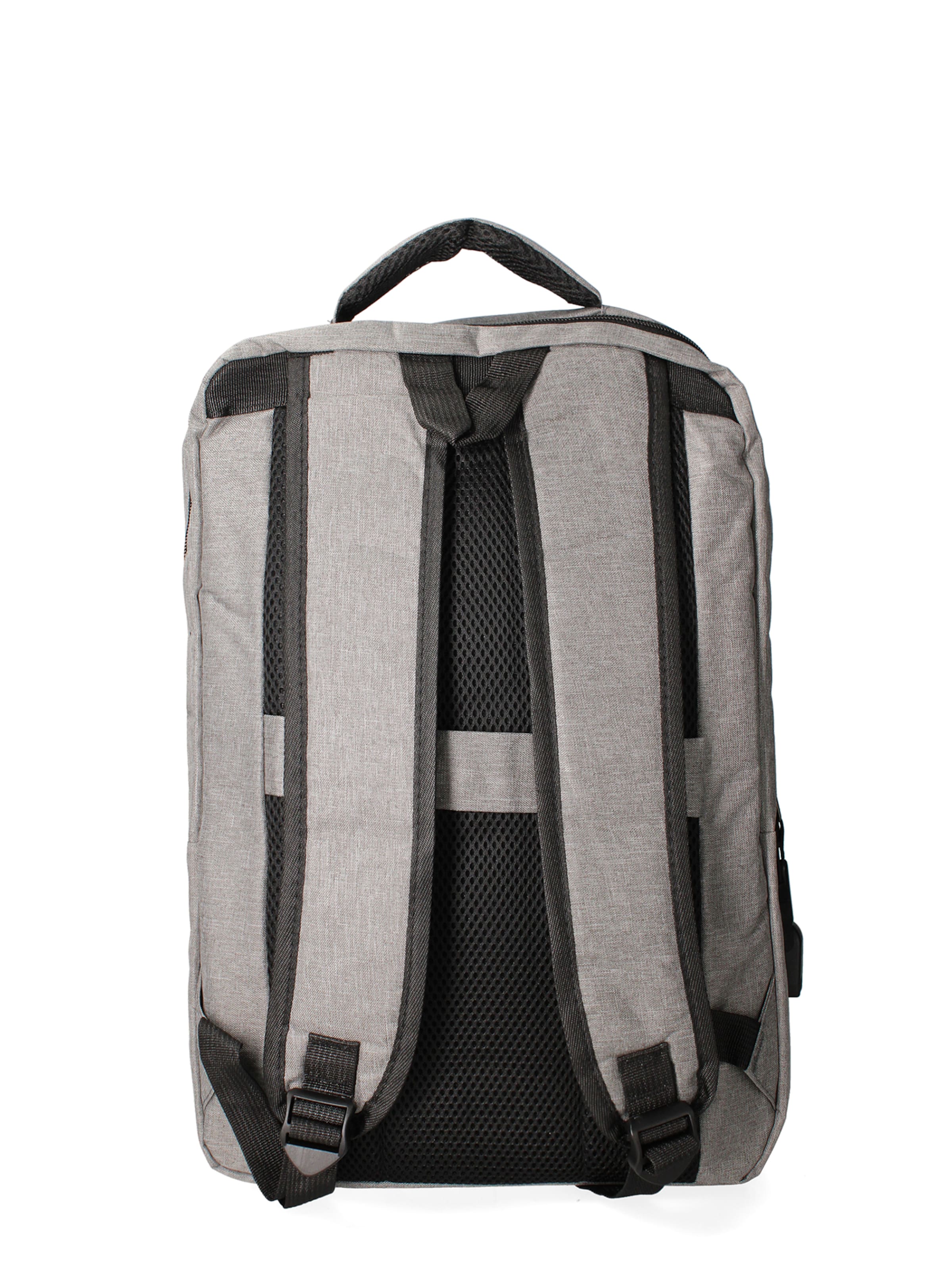 Zaino 'Zaino Unisex Nylon 100% con Zip e Tasche Multifunzionali - 30x43x13 cm' di B. Cavalli in grigio