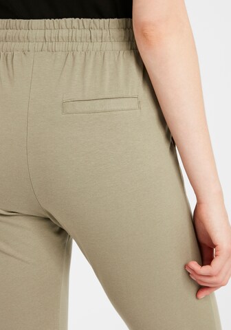 Tapered Pantaloni con pieghe 'Pandina' di b.young in verde
