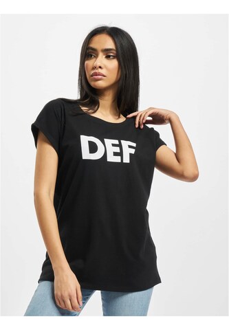 DEF Shirt 'Sizza' in Black: front