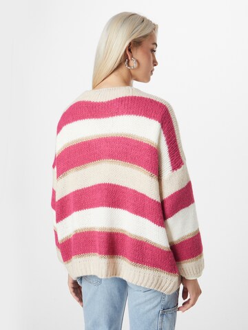 Hailys Knit Cardigan 'Nava' in Pink