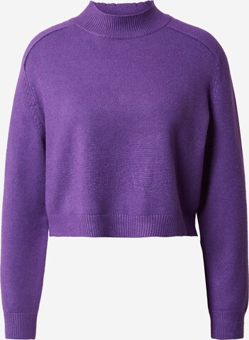 Pull-over Tally Weijl en violet : devant