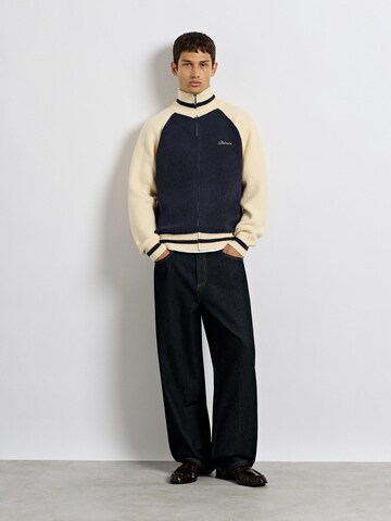 Burocs Knit Cardigan in Blue