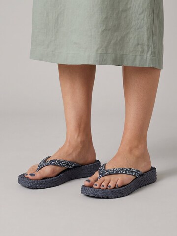 ILSE JACOBSEN Teenslipper 'Cheerful 08M' in Blauw: voorkant