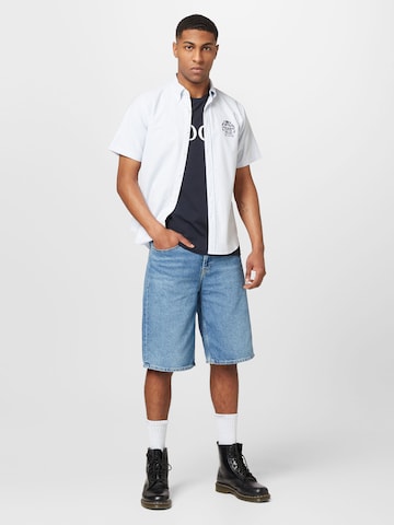 balta Abercrombie & Fitch Standartinis modelis Marškiniai
