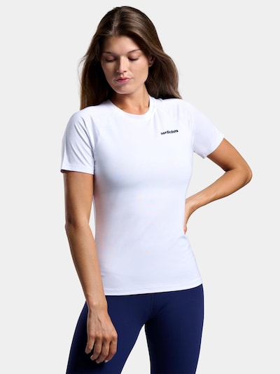 Maglia funzionale 'Organic Soft Tee' nordicdots di colore bianco, Visualizzazione prodotti