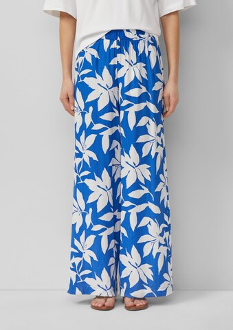 s.Oliver Wide Leg Hose in Blau