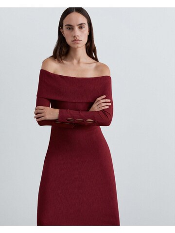 Scalpers Scoffshoulder Holes Jersey Dress ' ' in Rot: Vorderseite