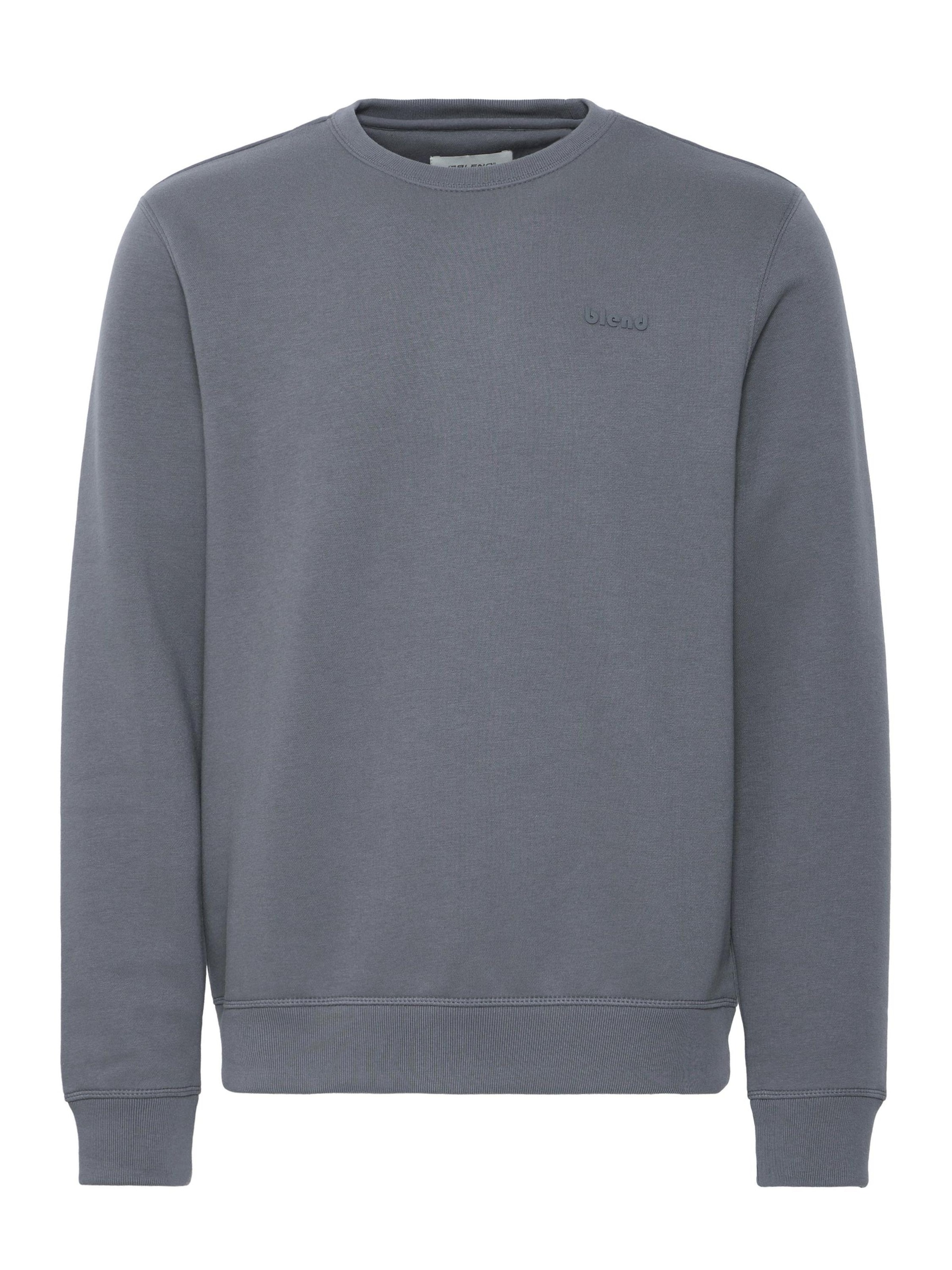 BLEND Sweatshirt 'BHDownton' i grå: forside