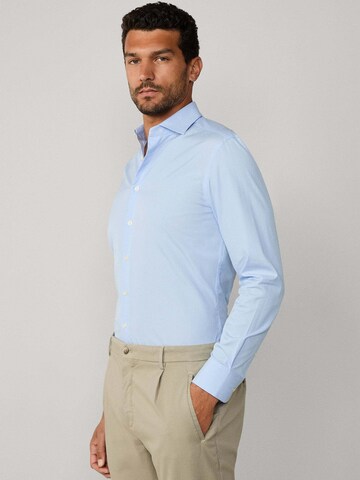Hackett London Slim Fit Hemd in Blau
