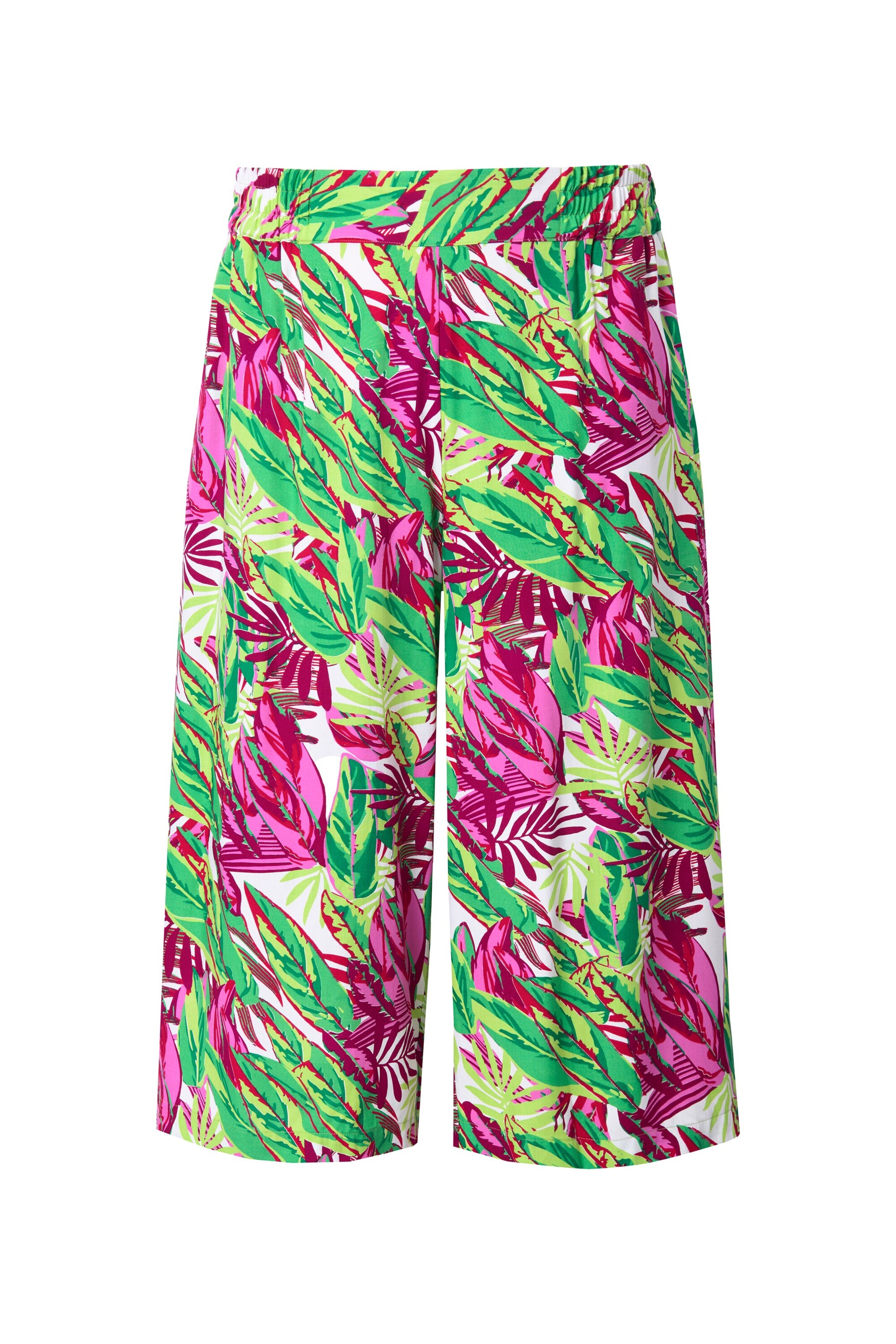 Studio Untold Wide leg Broek in Groen: voorkant