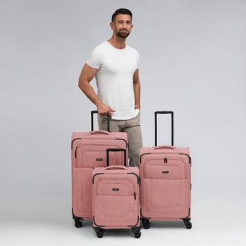 Ensemble de bagages Redolz en rose