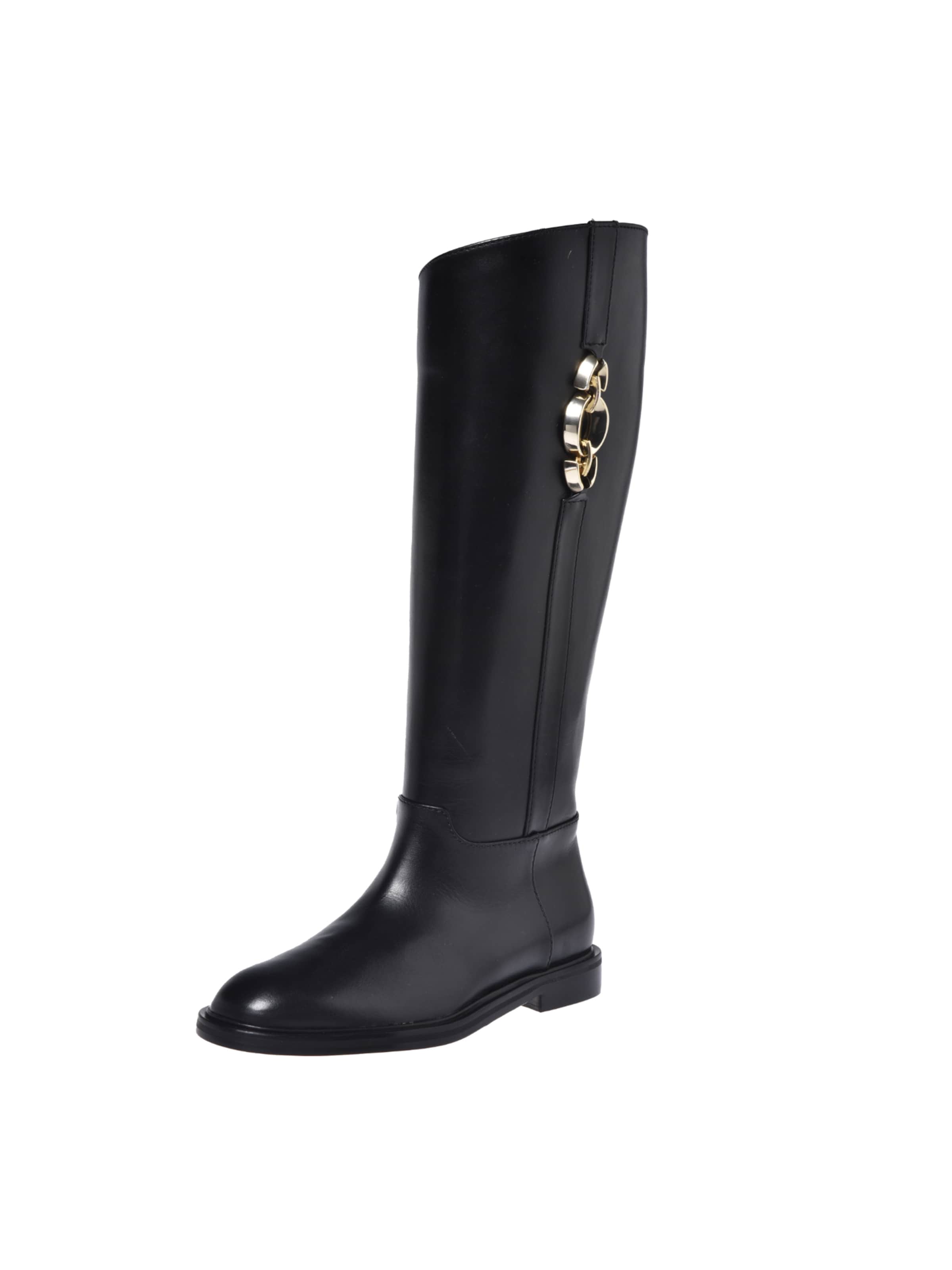 BALDININI Boots in Schwarz: Vorderseite