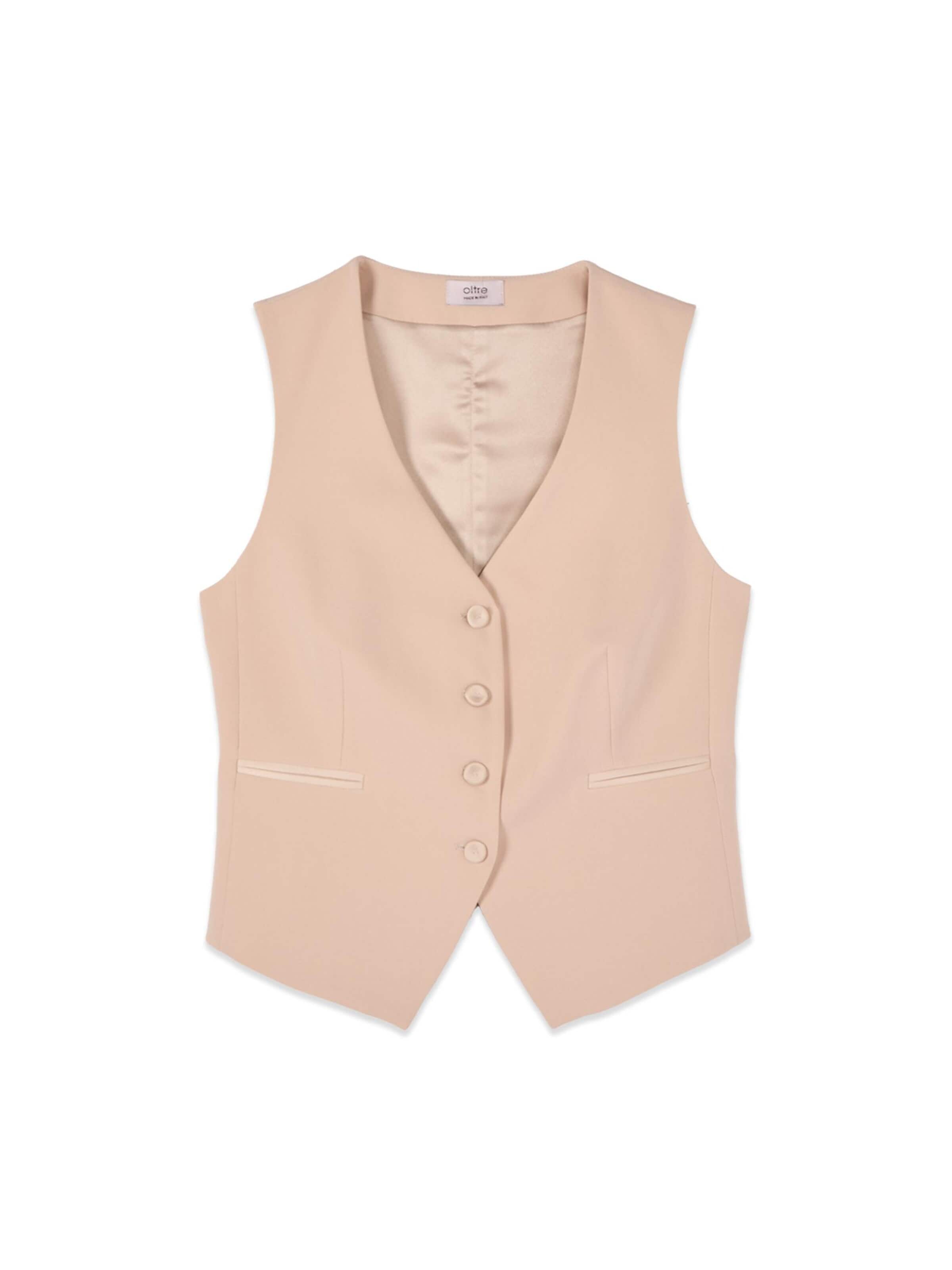 Gilet oltre en rose : devant