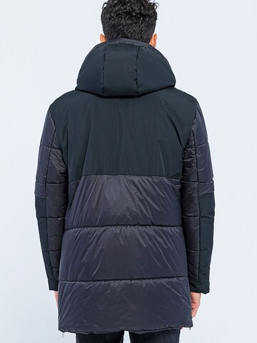 Ron Tomson Winter Coat in Blue