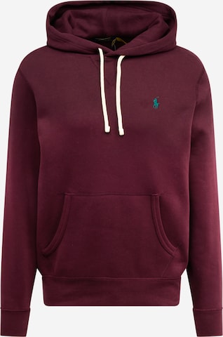 Sweat-shirt Polo Ralph Lauren en rouge : devant