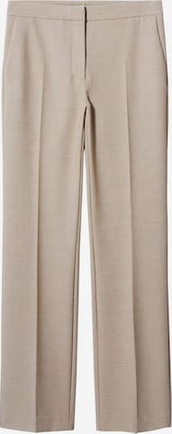 Loosefit Pantalon 'Cristina' MANGO en beige : devant