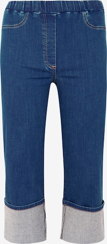 Loosefit Jean YOEK en bleu : devant