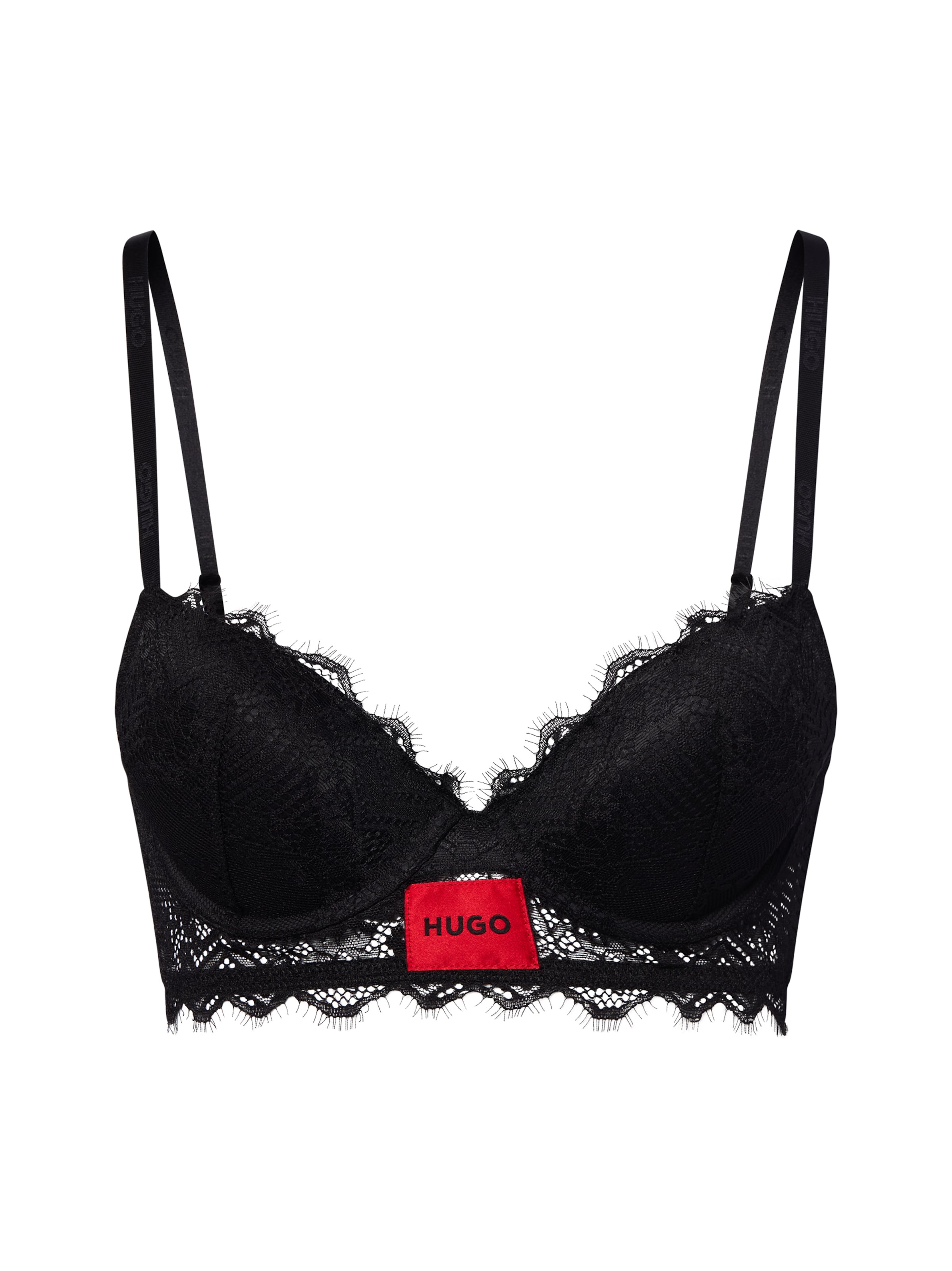 Push-up Reggiseno di HUGO in nero: frontale