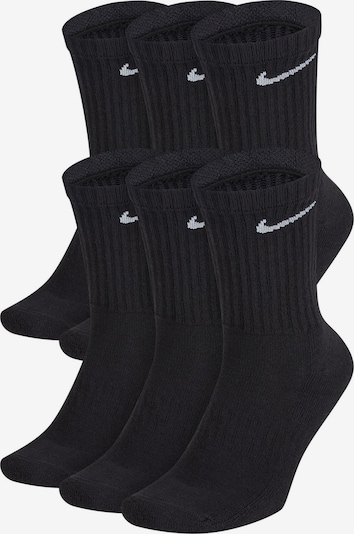 NIKE Αθλητικές κάλτσες 'Everyday Cushioned' σε μαύρο / λευκό, Άποψη προϊόντος