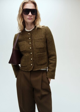MANGO Between-Season Jacket 'Wintour' in Green: front