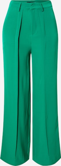 Pantaloni con piega frontale Misspap di colore verde, Visualizzazione prodotti