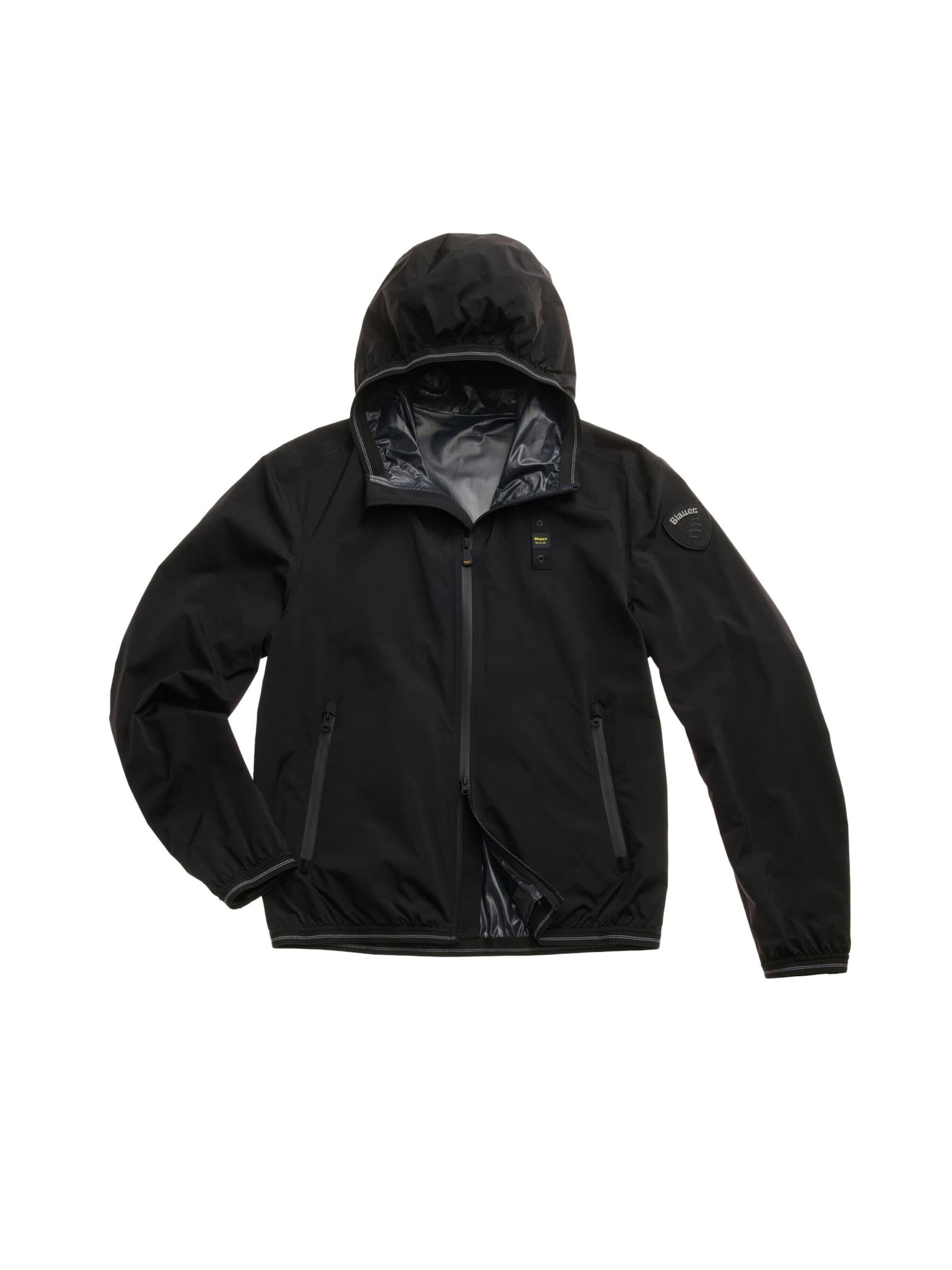 Blauer - Chaqueta de entretiempo 'Farrin' en negro: frente