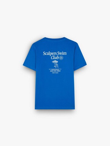Scalpers T-Shirt 'Swim Club' in Blau