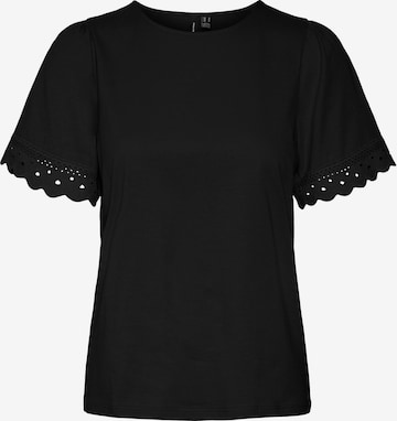 VERO MODA Koszulka 'Panna Glenn' w kolorze czarny: przód