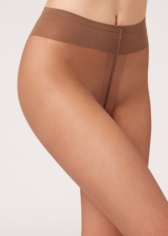 CALZEDONIA Fine Tights in Brown