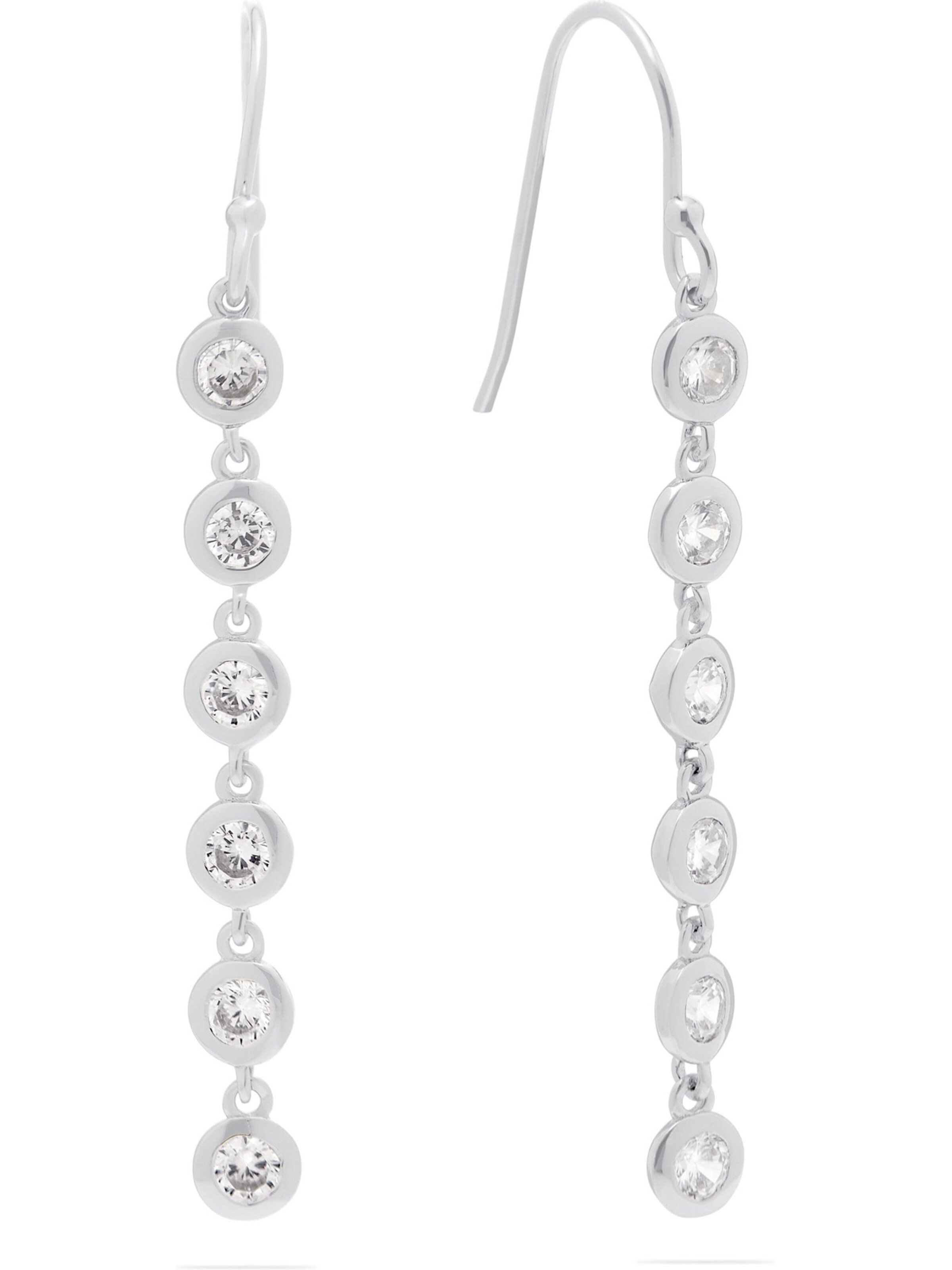 FAVS Earrings in Silver: front