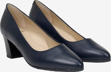 Escarpins à bride arrière 'Pumps mit Blockabsatz' Desa en bleu : devant