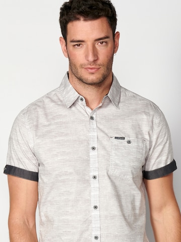 KOROSHI Regular fit Πουκάμισο σε γκρι