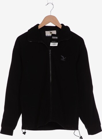 SALEWA Sweatshirt & Zip-Up Hoodie in S in Black: front