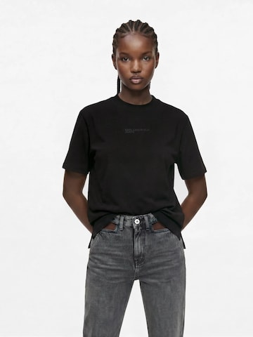 melns KARL LAGERFELD JEANS T-Krekls: no priekšpuses