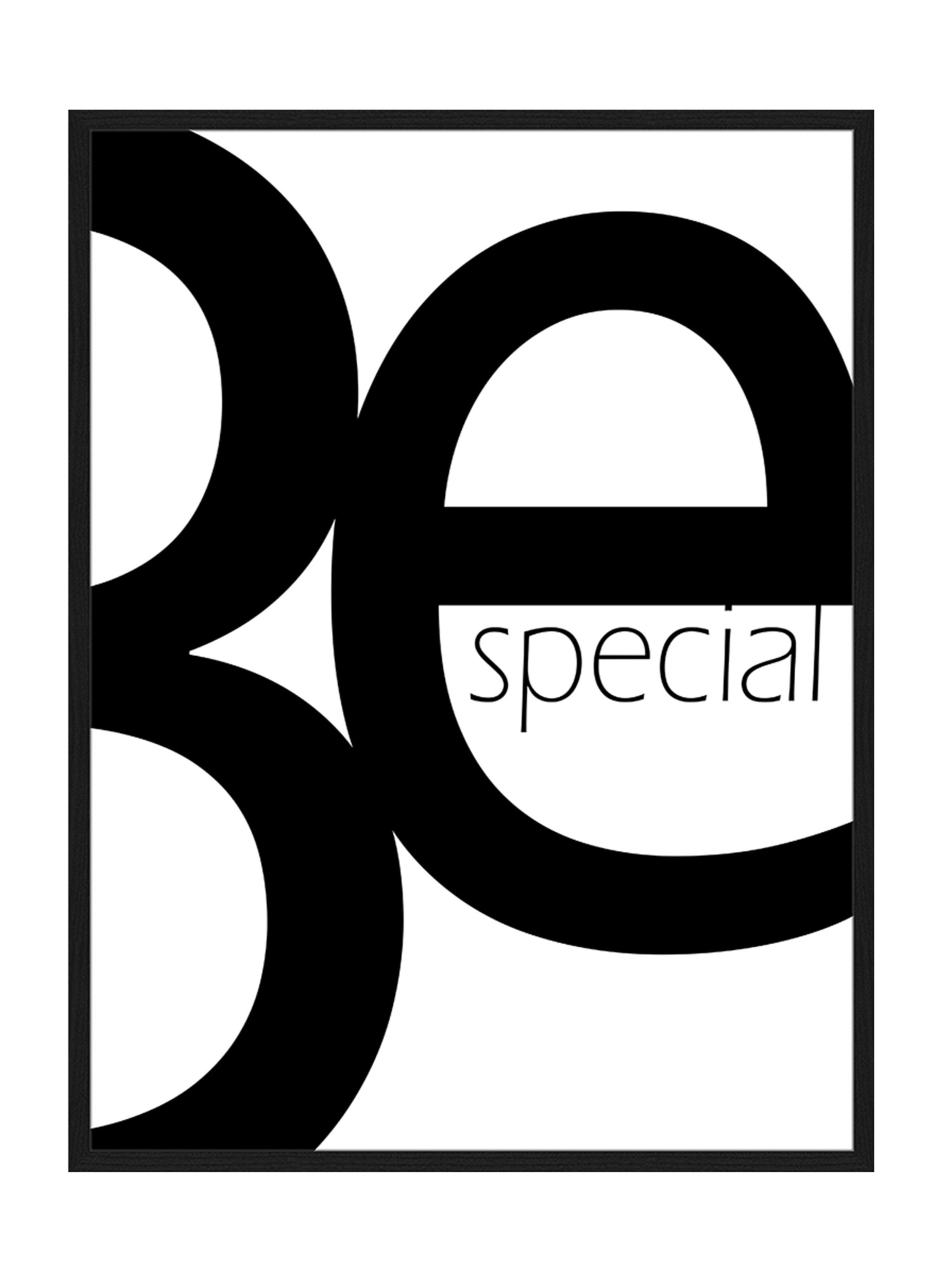 Liv Corday Image 'Be Special' in Black: front