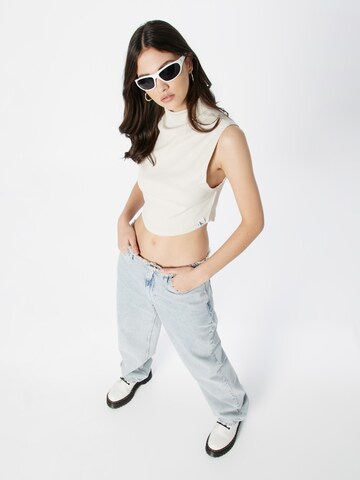 Calvin Klein Jeans Top – béžová