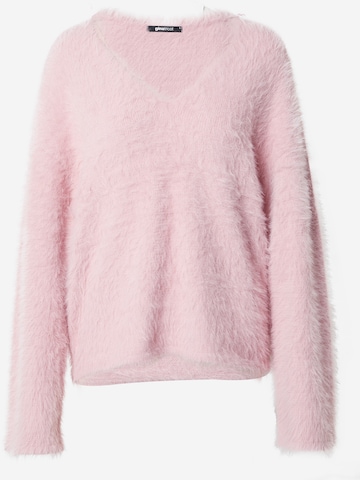 Gina Tricot Sweater in Pink: front