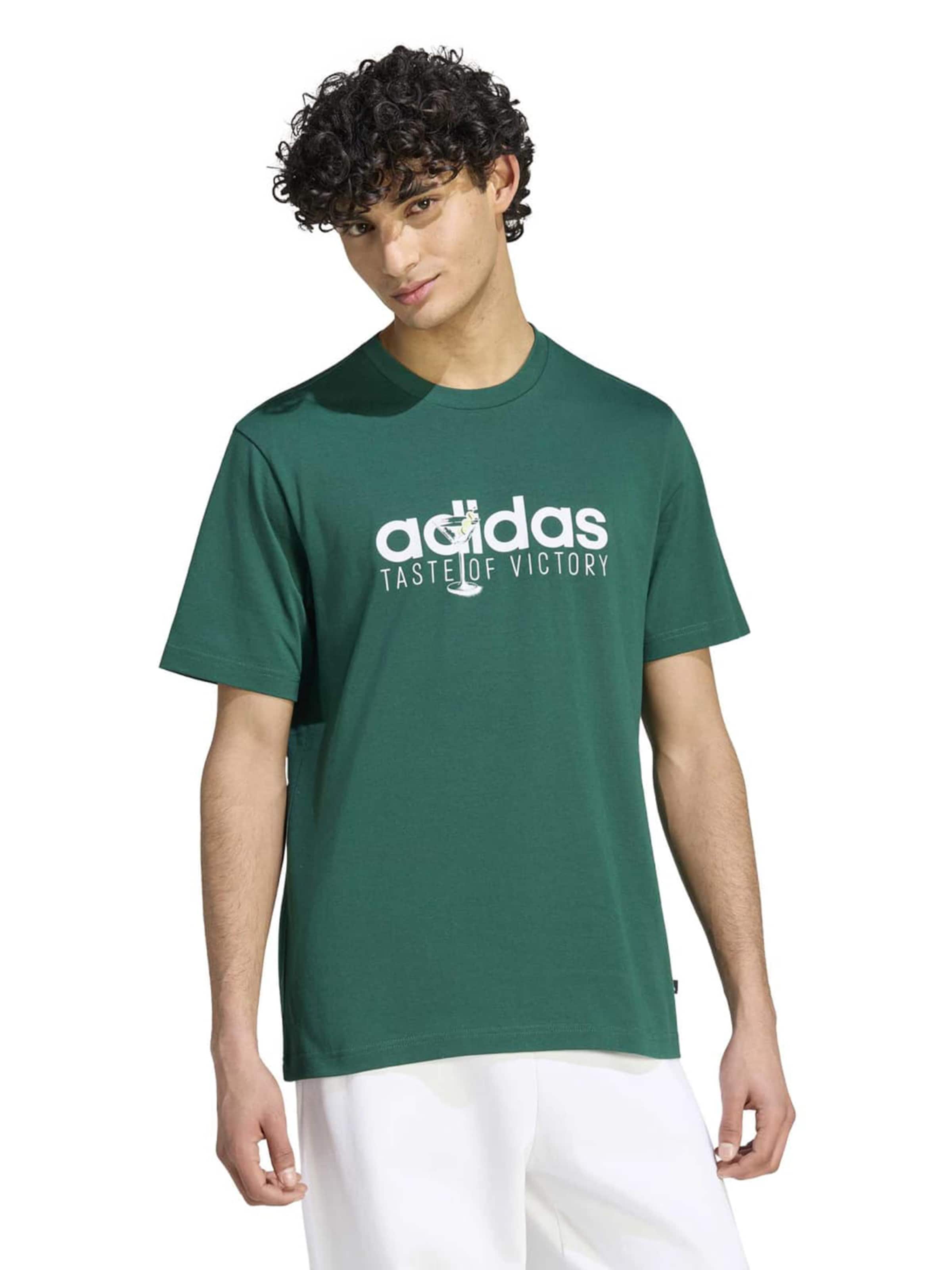 ADIDAS SPORTSWEAR Funkční tričko 'TST DNK' – zelená: přední strana