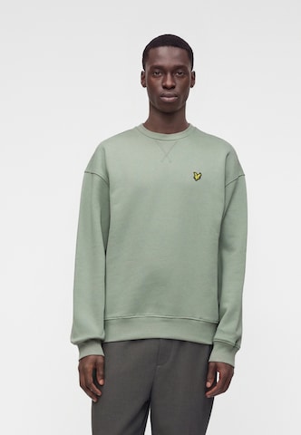 Lyle & Scott Sweatshirt i grön: framsida