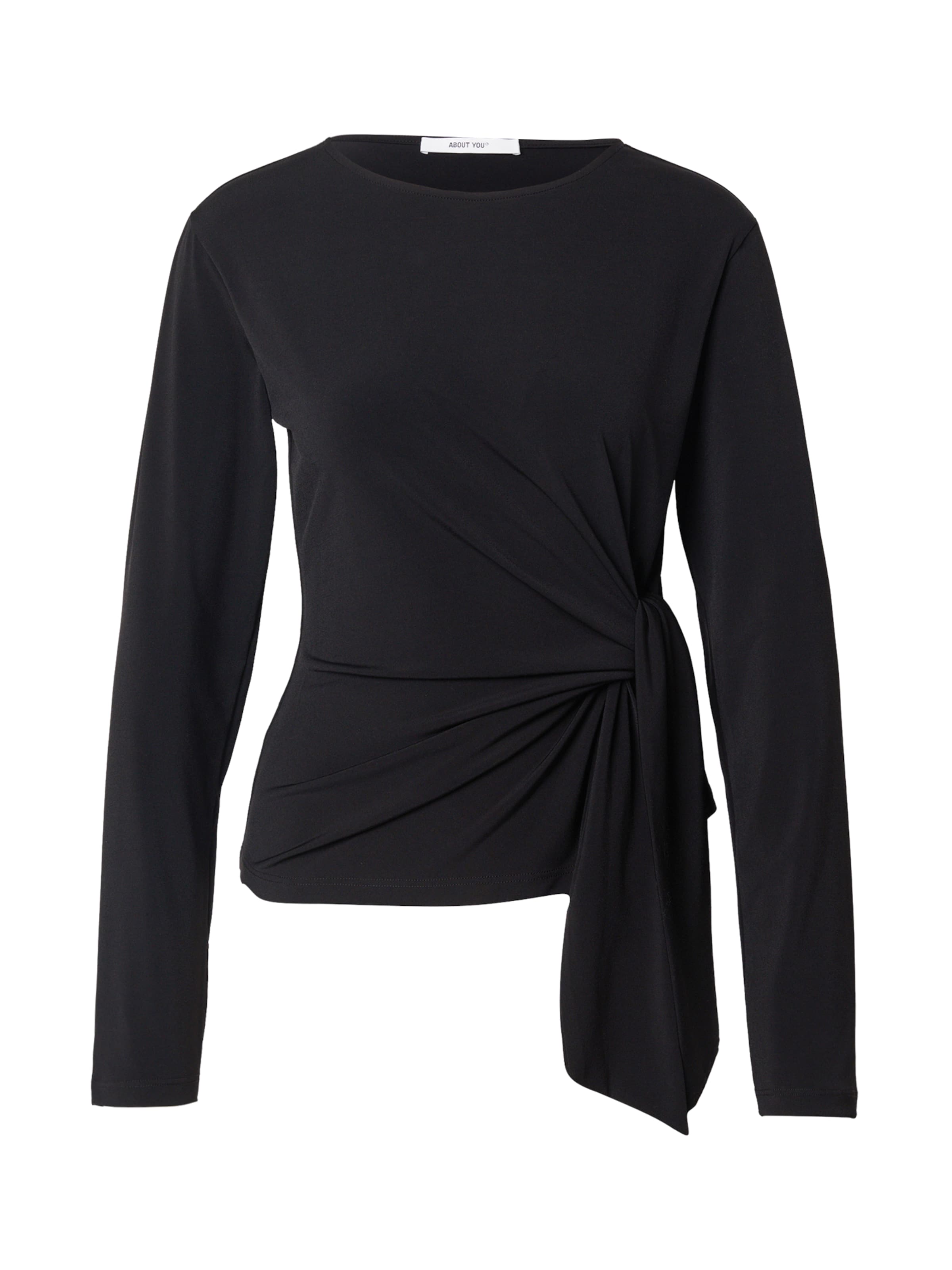 ABOUT YOU Majica 'Sheila' | črna barva: sprednja stran