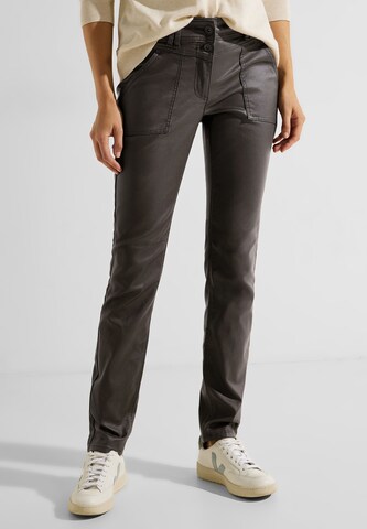 CECIL Slim fit Pants 'Toronto' in Brown: front