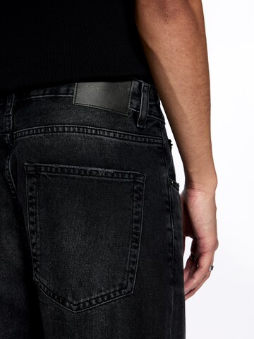 Pull&Bear Loosefit Farmer - fekete