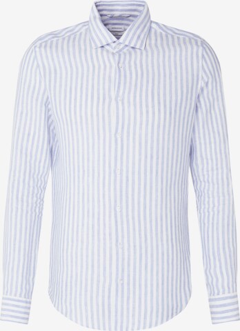 SEIDENSTICKER Slim fit Button Up Shirt in Blue: front