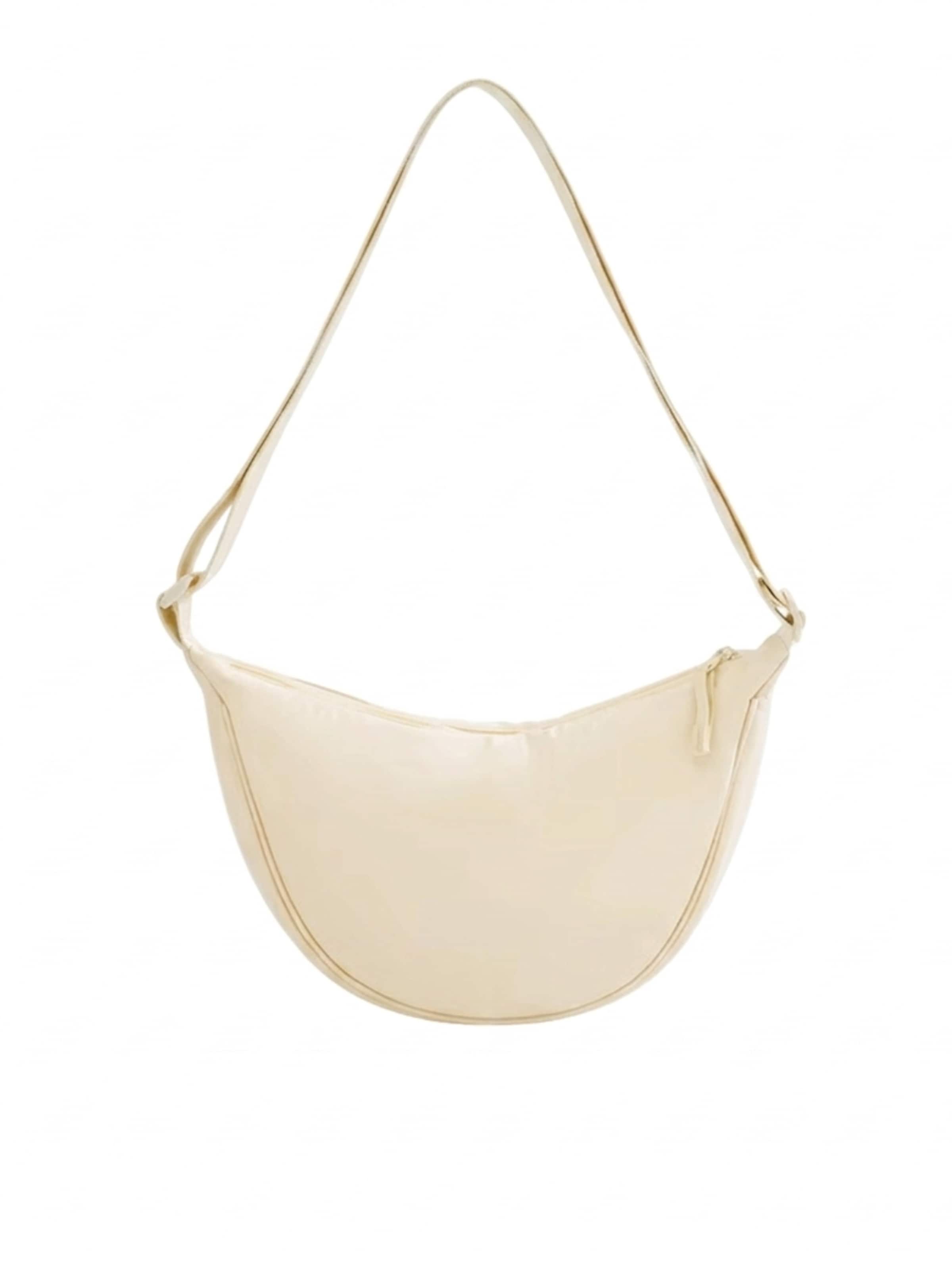 MEVYRA Crossbody Bag 'Berliner Crossbody-Bag Crema, Crema, 31x17x9.5cm' in Beige: front